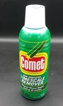 Vintage Comet Limescale Remover With Spout, 3/4 Full, Discontinued Italy 1993. Fixed Price $22.95.