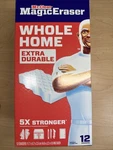 Mr. Magic Eraser Extra Durable 5X Stronger Household Cleaning Pads 15 Ct. Fixed Price $13.99.