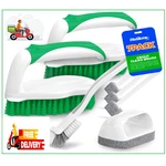 Holikme 7 Pack Deep Cleaning Brush Set, Scrub Pads With Scraper Tip For Pool Wal. Fixed Price $12.99.