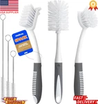6 Pack Dish Set Bottle Straw Pan Cleaner Kitchen Scrub Brushes Tool. Fixed Price $17.99.