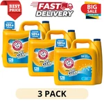 (3 Pack) Arm Hammer Oxiclean Liquid Laundry Detergent 128 Loads Stain Fighter. Fixed Price $41.98.