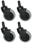 Genuine Rubbermaid Mop Bucket Casters 7570-L2 3" Non-marking Wheels Set Of 4. Fixed Price $31.99.