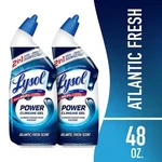 Lysol Power Toilet Bowl Cleaner 24OZ 2-PACK Atlantic Fresh Scent, 48OZ Total. Fixed Price $11.99.