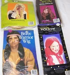 Kids & Adult Halloween Costume Wigs,rag Doll,medieval Maiden,princess,indian. Fixed Price $18.00.