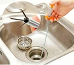 60CM Spring Cleaning Pipe Hook Tools Sewer Dredging Device Kitchen Toilet. Fixed Price $11.58.