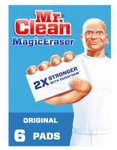 6-PACK Mr. Magic Eraser 2X Stronger Durafoam Sponge Scrubber Cleaning. Fixed Price $8.95.