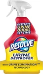 Resolve Urine Destroyer Spray Stain Odor Remover Cat Dog Carpet Cleaner. Fixed Price $13.29.
