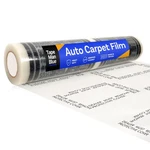 Carpet Protection Film Roll 24" X 200', Mil Thick, Perforated Easy Use. Fixed Price $73.11.