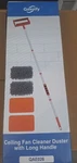 Qaestfy Ceiling Fan Cleaner Duster With 62.5 Extendable Long Handle Orange-new. Fixed Price $33.48.