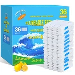 36 Refill Pack Disposable Toilet Bowl Fresh Paper Flushable For Bathroom Brush. Fixed Price $22.48.
