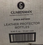 Guardsman 8.45 Oz Leather Care Protect & Preserve Furniture Case Of 12. Fixed Price $172.95.