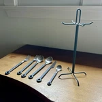Mono Ring Flatware Stainless Steel, Partial Set Of 6 Utensils. Fixed Price $199.00.