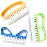 (3 Pack) Color Handle Grip - Fingernail Scrub Cleaning Brushes. Fixed Price $8.45.