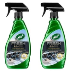 2 Turtle Wax Fresh Lvr Clean, Condition, Protect 16OZ Leather Vinil Rubber. Fixed Price $19.95.