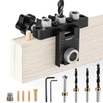 3 1 Kit,self Centering Doweling Jig,adjustable Drilling Width. Fixed Price $46.99.