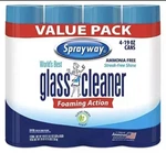 Sprayway Foaming Action Glass Cleaner (19 Oz., 4PK.) Streak-free Shine. Fixed Price $19.99.