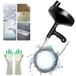 Drainsoon Auger 25 Ft With Gloves, Plumbing Snake Hair Clog.... Fixed Price $46.14.
