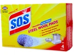 Clorox S.o.s. Steel Wool Soap Pads, Reusable With Anti-rust Protection, 4 Count. Fixed Price $7.37.