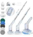 Electric Spin Scrubber, 2024 Upgraded IPX8 Cordless Cleaning Brush With Gray. Fixed Price $39.99.