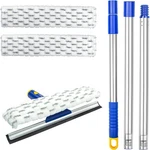 53" Window Squeegee Cleaner, 2 1 Cleaning Tool Kit, Shower. Fixed Price $23.51.