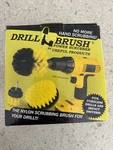 Brush Cordless Drill-driven Power Kitchen Cleaning Stove, Oven. Fixed Price $12.00.