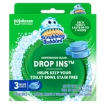 Scrubbing Bubbles Continuous Clean Toilet Drop-ins, Automatic Blue Bowl. Fixed Price $7.84.