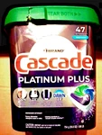 Cascade Platinum Plus Actionpacs Dishwashing Detergent Pod Fresh Scent 47. Fixed Price $17.23.