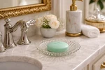 Vintage Soap/pickle/candy/trinket Dish Anchor Hocking Loop & Diamond #5061. Fixed Price $8.99.