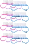 12-PACK Handle Grip Brush(assorted Color), Fingernail Scrub Cleaning Brushe. Fixed Price $6.34.