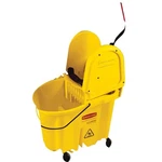 Rubbermaid FG757788YEL Mop Bucket And Wringer Combo, 35 Qt Capacity, Rectangular. Fixed Price $302.27.