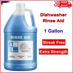 Dishwasher Rinse Aid, 1 Gal, Extra Strength, Eliminates Water Spots, Sreak Free. Fixed Price $38.14.
