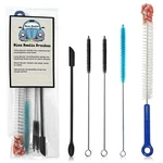 Beetle Brushes 13.5L X 4.5W (inches), Red, Blue, Black, White. Fixed Price $21.82.