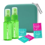 Sparkle Color Lens Cleaner Kit: 2 Sprays, 5 Wipes & Multipurpose Pouch. Fixed Price $11.99.