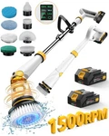 Qimedo Electric Spin Scrubber With Two Batteries Q2 PRO,1500 Rpm High Power E.... Fixed Price $106.15.