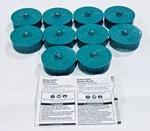 (10) 3M Scotch-brite 2" Tr Roloc Ceramic Bristle Disc Brush 50X Coarse Green. Fixed Price $74.95.