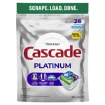 Cascade Platinum Dishwasher Pods, Detergent Soap Tabs,fresh, 26 Count. Fixed Price $9.95.
