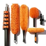 Reach Duster Kit 5-20FT Extension Pole Flip Lock Orange T6005 Tonyingo High. Fixed Price $89.99.