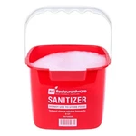 Restaurantware 8 Quart Square Red Plastic Cleaning Bucket With Handle. Fixed Price $24.99.