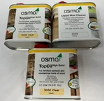 1 Can Of Osmo Topoil High Solid Wax Wood Finish .5 Liter 3 Shades Available. Fixed Price $46.50.