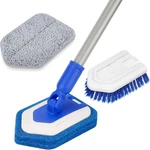 Bathroom Scrubber With Extendable Long Handle 50'' -3-IN-1 Tub Tile Cleaning. Fixed Price $18.64.