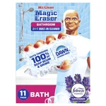 Mr. Magic Eraser 2-IN-1 Bathroom Cleaner Sponge, Lavender, 11 Ct.. Fixed Price $23.25.