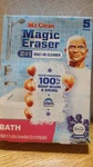 Mr. Magic Eraser Sponge, Bathroom Cleaner, 5 Count (pack Of 1), White. Fixed Price $14.99.