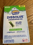 Scrubbing Bubbles Dissolve Concentrated Pod Bathroom Cleaner For 26OZ Refills. Fixed Price $11.99.