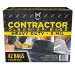 Members Mark 42-GALLON Contractor Clean Up Trash Bags Tough Tear-resistant. Fixed Price $38.99.