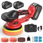 Avhrit Updated Cordless Polisher With 2X4.0AH 6INCH-21V, C-black&red. Fixed Price $134.99.