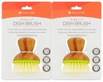Full Circle Bubble Up Replacement Dish Brush, Green, 2 Packs. Fixed Price $12.99.