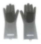1 Pair Silicone Dishwashing Multipurpose House Cleaning Gloves W/scrubber. Fixed Price $11.99.