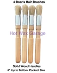 4 Pcs Auto Car Natural Boar Hair Detailing Brushes Cleaning Tool. Fixed Price $8.99.