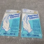 Dermal Gloves Medium 2 Pair By George Lot 100% Cotton Hand Protection. Fixed Price $8.95.