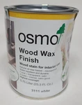 Osmo Wood Wax Finish 3111 White Interior Natural Oil 0.75L Dented. Fixed Price $30.00.